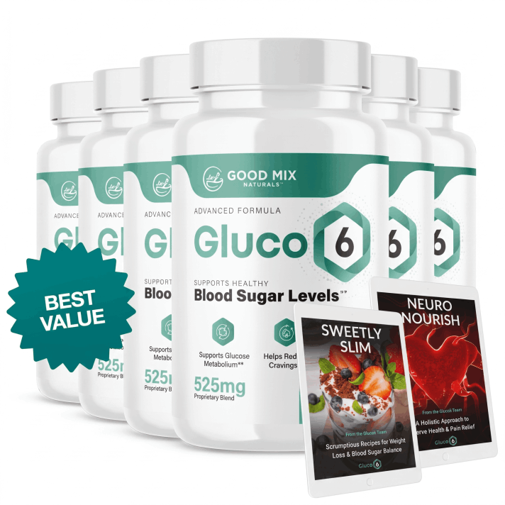 gluco6 6 bottles