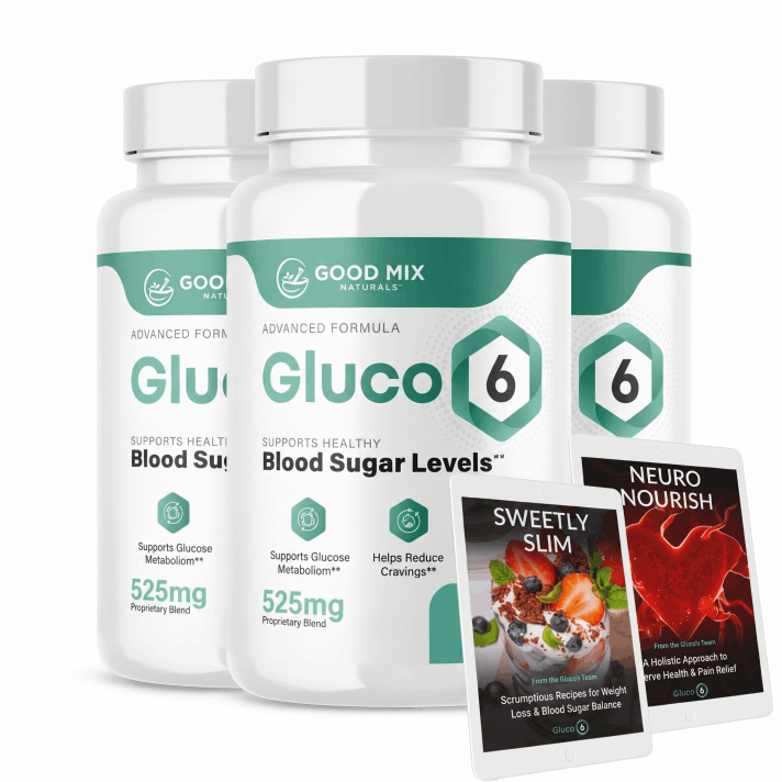 gluco6 3 bottles